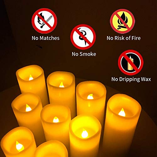 Image of One94Store Tea Light 7 CM LED Plastic Candles Ultra Bright Yellow Diya Light Flameless & Smokeless for Home Decoration Candles (Yellow Color, Set of 1 pcs)