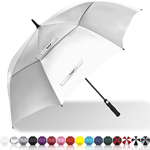 Vedouci Large Oversize Golf Umbrella Double Canopy Vented Windproof Stick Umbrella with Teflon