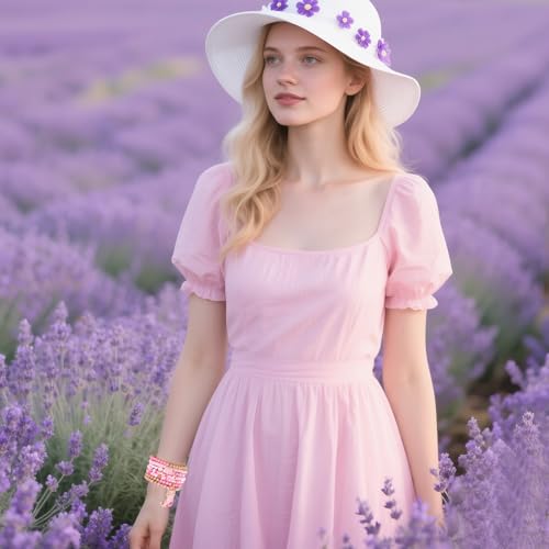 8 Pcs Western Cowgirl Beaded Stretch Bracelets Stackable Bohemian Jewelry for Women Teens Cowgirl Hat Boot Accessories for Parties Christmas Birthdays Daily Wear4