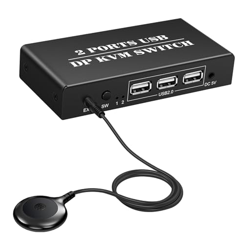 Switch DisplayPort KVM : résolvez le manque de place avec 2 PC sur 1 moniteur - 7