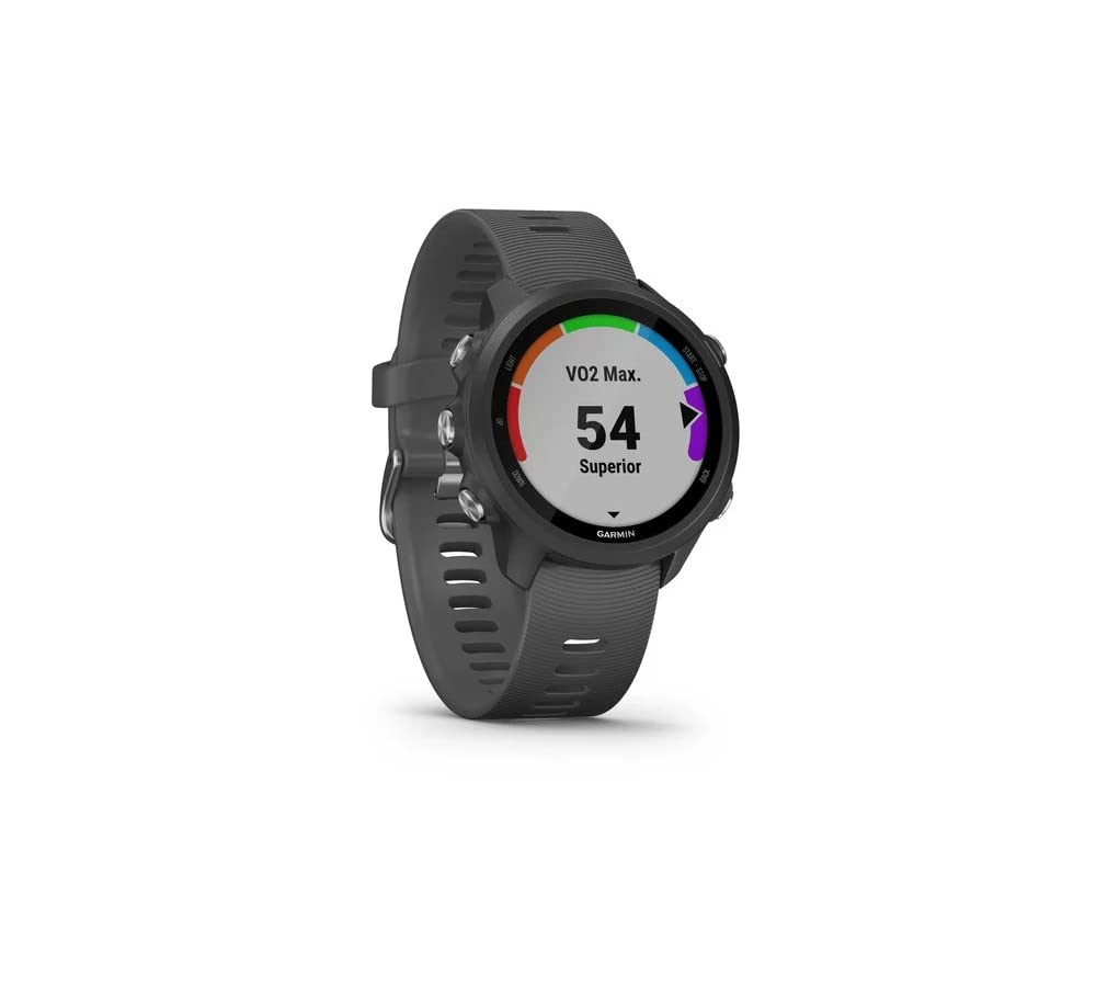 Garmin Forerunner 245 renewed – GPS-Laufuhr mit individuellen Trainingsplänen, speziellen Lauffunktionen und Trainingsanalyse. 1,2“ (3 cm) Farbdisplay, Akkulaufzeit bis zu 7 Tage (Generalüberholt)