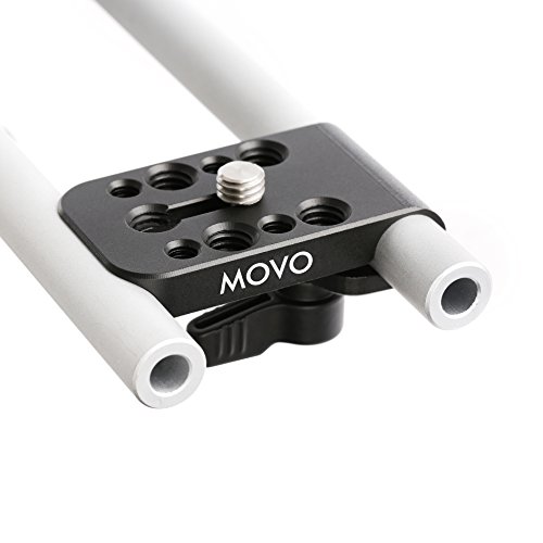Movo Cab1000 15Mm Modular Rod Clamp Adapter - Mounts Cameras, Monitors, Recorders To Rigs With Multiple 1/4" And 3/8" Male/Female Mounting Threads #TOP4