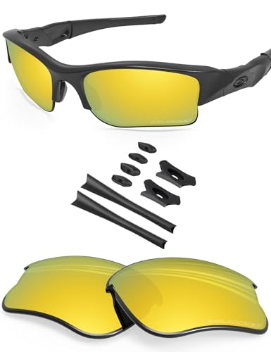 Image of BLAZERBUCK Replacement Lenses & Sock Kit for Oakley Flak Jacket XLJ Sunglass