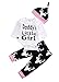 Baby Girls Daddy's Little Girl Long Sleeve Bodysuit and Deer Pants Outfit with Hat (6-12M, White+Black)