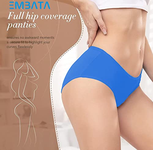 Image of Womens Underwear Lycra Cotton Panties Bikini Hipster Briefs Set for Ladies Teen Girls Comfortable Breathable Pack of 1