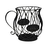Coffee Capsule Basket,Iron Wire Coffee Holder,Mug Shape Coffee Pod Holders,K Cup Storage Basket,Coff