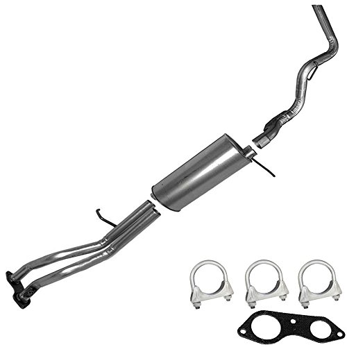 Resonator Muffler Tail Pipe Exhaust System Kit Fits Chevy Tahoe 1996-2000