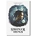 QINGRENJIE Stampa su Tela Poster Pittura murale Stranger Things Poster Stranger Things TV Adesivi murali Camera da Letto murale 40 * 60 cm Senza Cornice