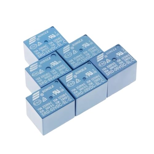 Relais SRD-12VDC-SL-C mini 5 broches 10A pour circuit électronique
