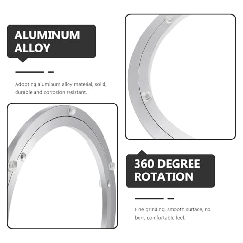 Palier de plateau tournant en alliage d'aluminium de haute précision et surface lisse
