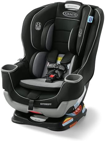 Graco Extend2Fit Convertible Car Seat, 2-in-1 Forward & Rear-Facing Baby Car Seat, 1.8-30 kg (4-65 lb), Titus