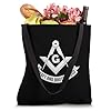 Craft and Brotherhood Freemason Emblem Tote Bag #3