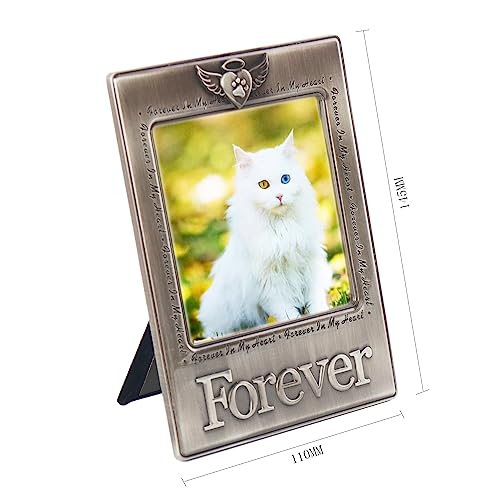 LASODY Forever In My Heart Never Leave My Heart Dog Cat Pet Memorial Picture Frame LASODY Forever In My Heart Never Leave My Heart Dog Cat Pet Memorial Picture Frame