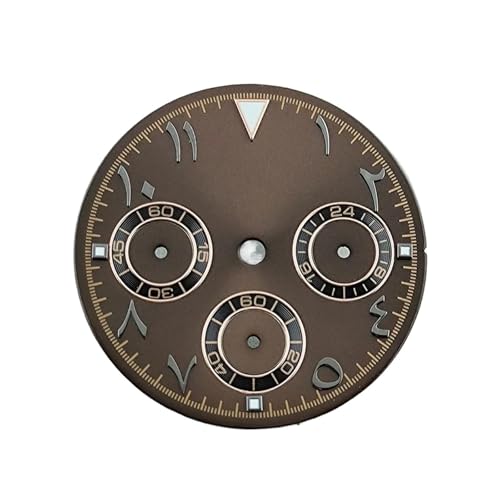 Cadran montre 29mm pour réparer chronographe quartz VK63 abîmé