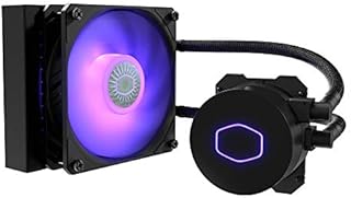 CoolerMaster MasterLiquid ML120L RGB V2, Close-Loop AIO CPU Liquid Cooler, Gen3 Dual Chamber Pump, 120mm Radiator, SickleFlow 120 PWM ARGB, AMD Ryzen AM5/AM4, Intel LGA1700/1200 (MLW-D12M-A18PC-R2)