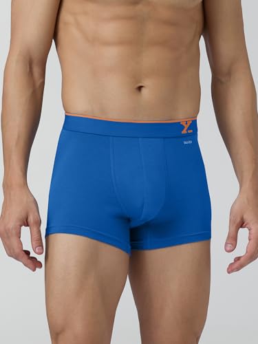 Image of XYXX Men's Super Combed Cotton Regular Fit Solid Antibacterial Trunks with No Marks Waistband