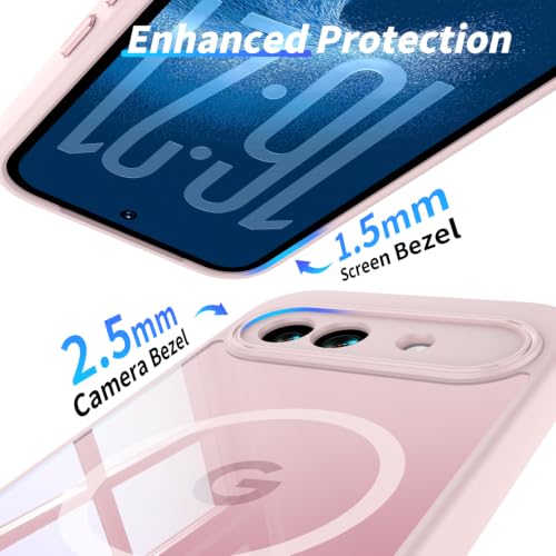 Image of Magnetic Case with Clear Back for Google Pixel 10a, Fit for MagSafe