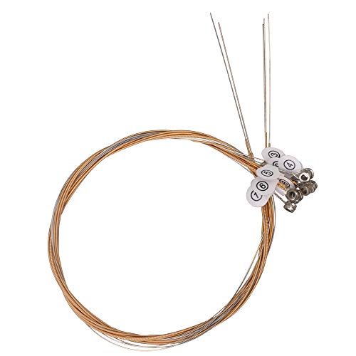 Mxfans Juego de 10 cuerdas de acero Lyra para 10 cuerdas Cover