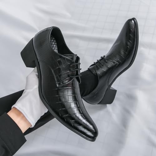 Men's Trendy Textured Dress Shoes, Fashion - Forward Formal Footwear - Perfect for Evening Events, Workdays & Daily Wear4