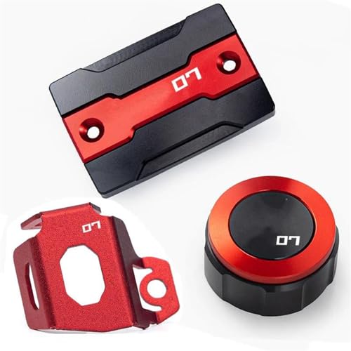 Tapas del depósito de líquido de frenos delantero y trasero para accesorios de MT07