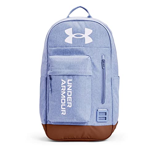 Under Armour Halftime Backpack Back Pack Zip Colour Block Blue One Size