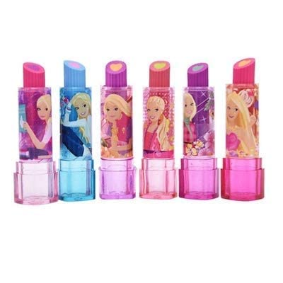 10 Pcs Cute Lipstick Style Erasers/Rubber Attractive Stationery Gift for School Boys Girls Pinata fillers Birthday Return Gifts in Bulk for Kids Multi-Color (Pack of 10)-picture-41