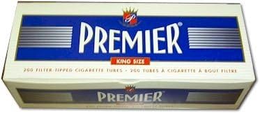 (50) Fifty Boxes of Premier Supermatic Full Flavor King Size Tubes - 200ct Box - Full CASE!