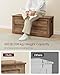 VASAGLE Storage Chest, Storage Bench with 2 Safety Hinges, Farmhouse Style, 15.7 x 39.4 x 18.1 Inches, for Entryway, Bedroom, Living Room, Honey Brown ULSB061K01