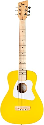 Vista 14 de Loog Pro VI - Guitarra acústica para niños para principiantes, tamaño compacto a partir de 9 años, aplicación de aprendizaje y lecciones incluidas