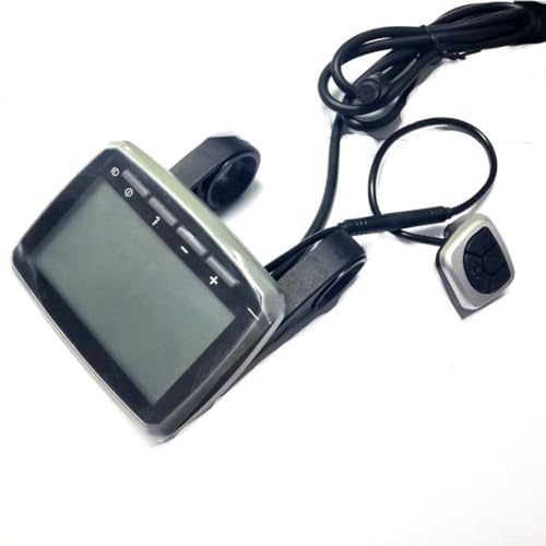 Pantalla LCD VLCD5 conector de 6 pines para motor Tongsheng TSDZ2, panel de ABS negro de alta duración
