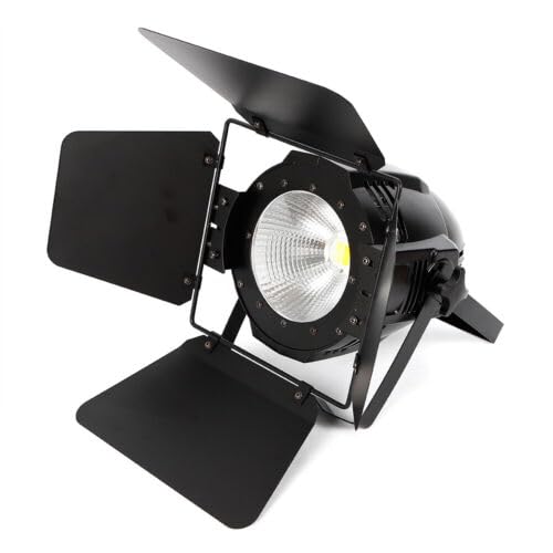 2 in 1 LED Par Light, 100 W COB Faro DMX, luce da palcoscenico bianco freddo/bianco caldo, luce stroboscopica per fotografia, chiesa, banchetto, matrimonio, teatro