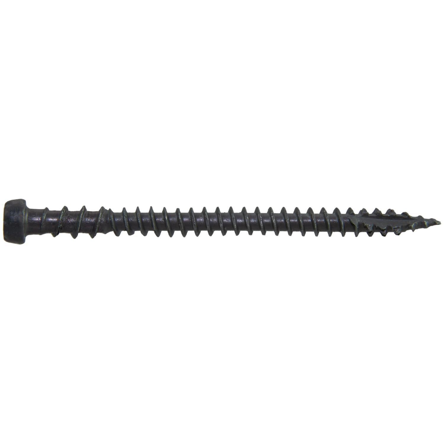 # 10 tornillos de madera revestidos exteriores de 2 a 3/4 pulgadas Winchester Grey (Yosemite, Caribou) Tornillo de madera con revestimiento exterior Torx/Star Drive Head (5 lbs ~ 350 tornillos