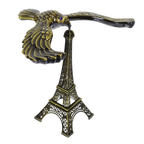 UKCOCO Centrotavola Torre Eiffel in Di Zinco Aquila in Decorativo Per Camera Da Ufficio Scrivania Statuina