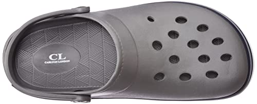 Image of Carlton London Men's Solid Comfortable Clogs with Backstrap
