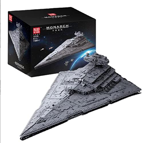 YLPCK Super Star Destroyer, Technic Raumschiff Modellset 11885 Teile Empire Raumzerstörer Modell Bausteine Kits Riesiges…