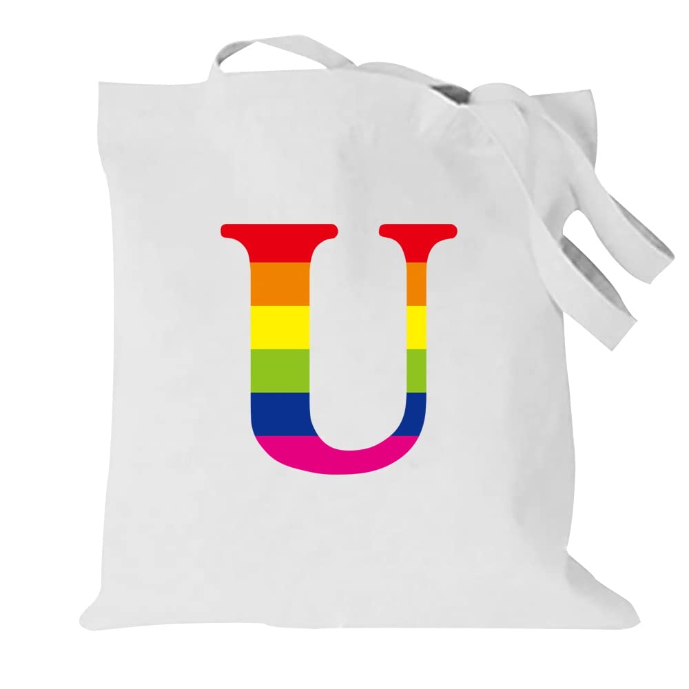 26 Letter Printed Canvas reusable grocery bags, Foldable Casual Travel HandBag, Shoulder Beach Tote Bags, Shopper bag eco friendly super strong washable Storage bags Shopping bag Canvas bag for Women