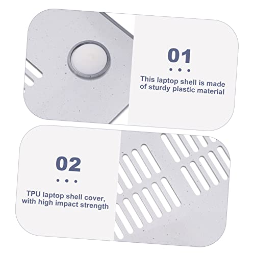Funda para ordenador portátil de TPU antidesgaste con protección transparente 3