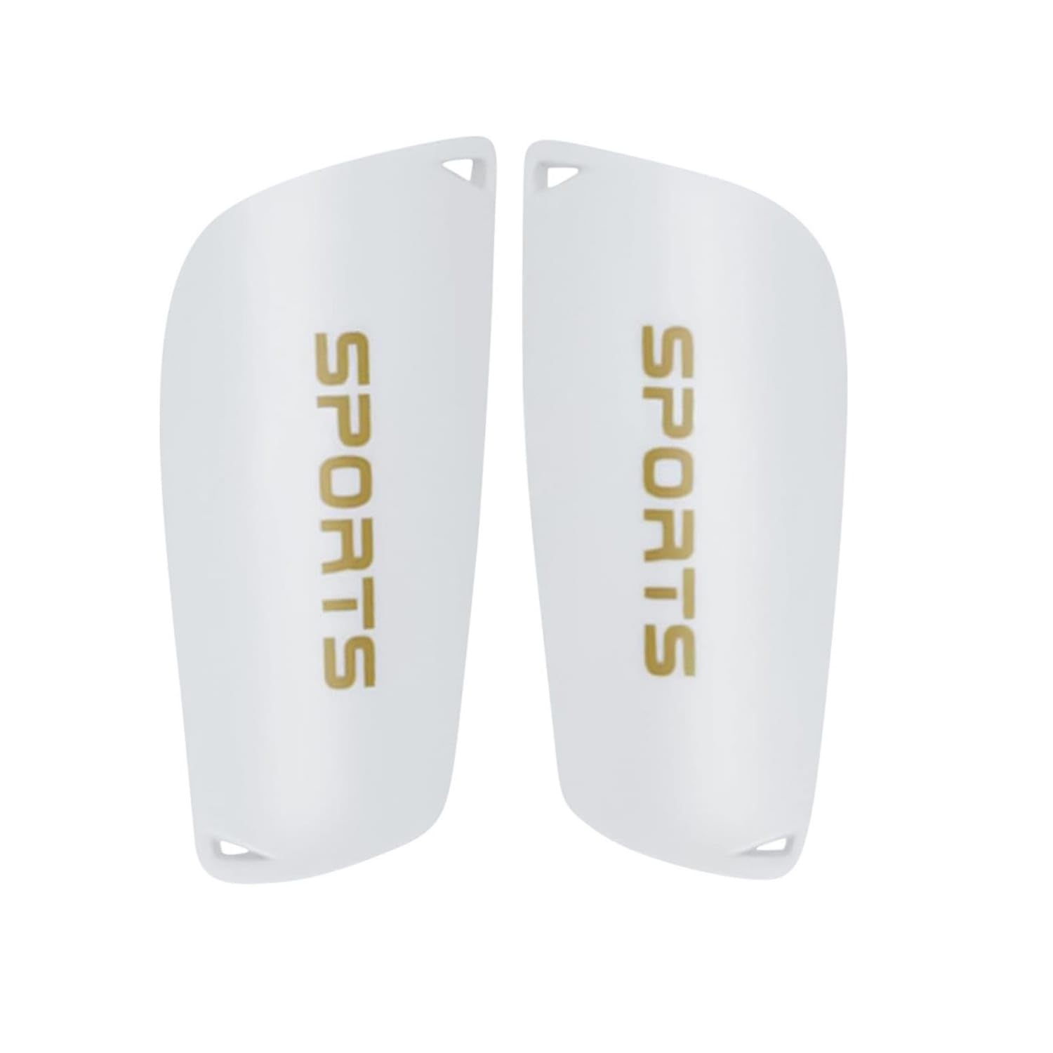 Breathable Soccer Shin Guards Ventilated Adult Shin Guards Curved for Adults, White-image-46