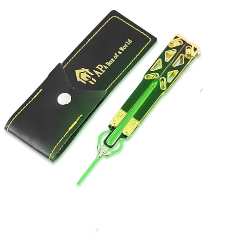 NNSSAABB Octane Heirloom Prototype Knife, Metal Martial Arts Knife, Game Collection, Desk Room Decoration, 21cm, luminous, lightweight