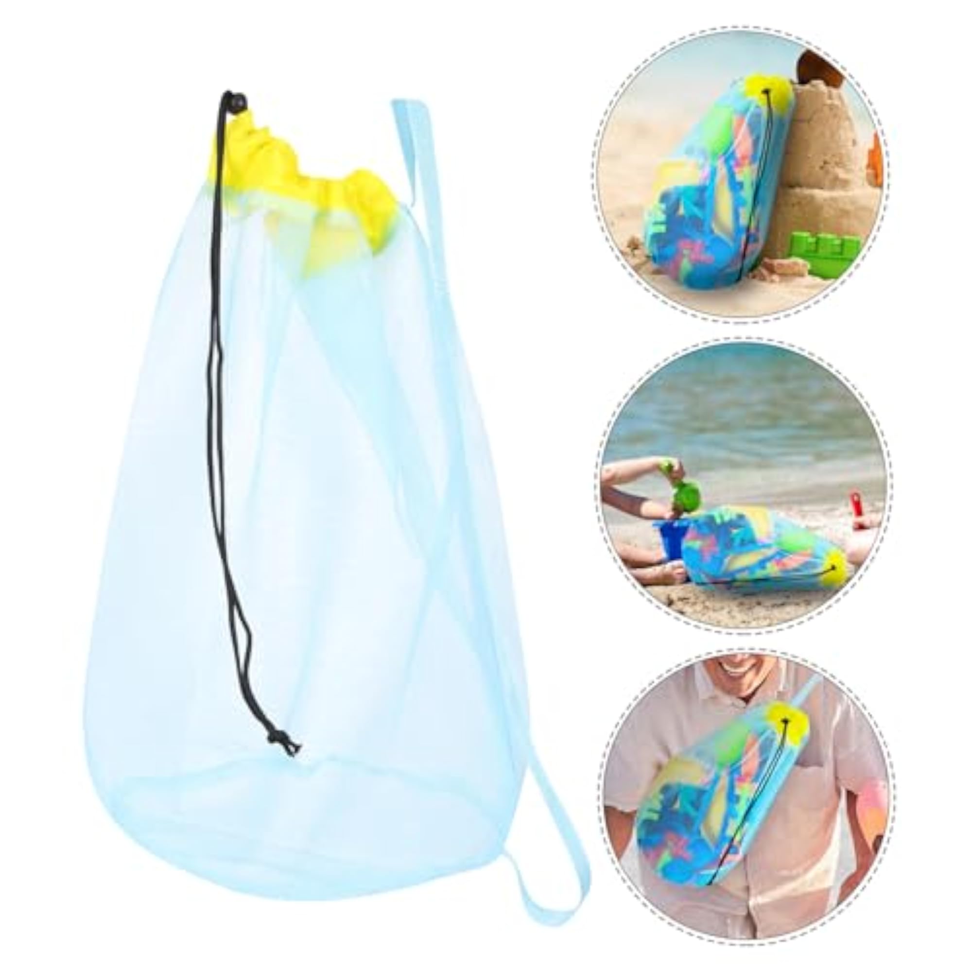 Sandbox Toys Bag Mesh Beach Bag for Kids