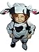 Kuh-Kostüm, F79 Gr. 74-80, für Klein-Kinder, Babies, Kuh-Kostüme Kühe Kinder-Kostüme Fasching Karneval, Kleinkinder-Karnevalskostüme, Faschingskostüme, Geburtstags-Geschenk