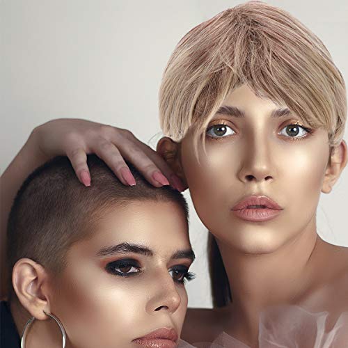 Lurrose 1 unidade peruca feminina de cabelo encaracolado curto feminino peruca de cabelo macio com a