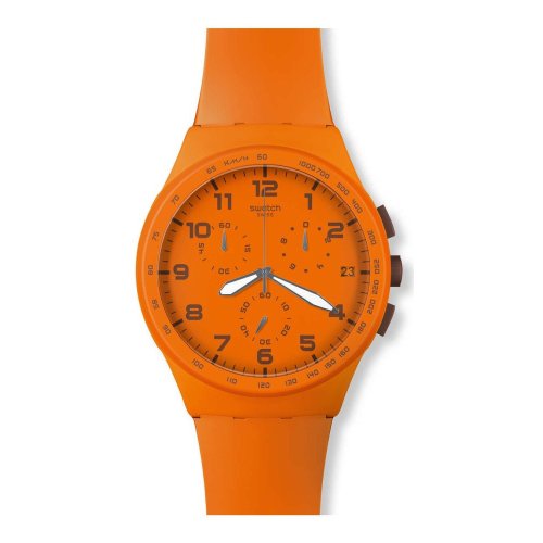 Montre mixte Swatch pour accessoiriser un look streetwear coloré