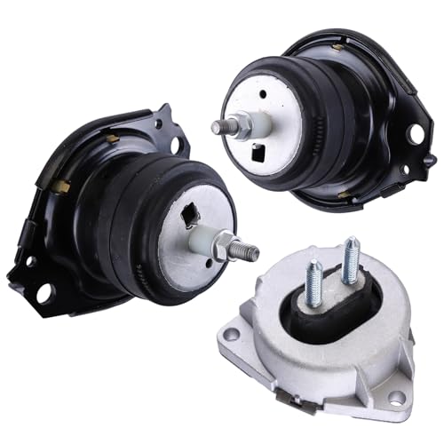 Hiolpen Engine Motor &Trans Mount Fit for 2011-2019 for Dodge Durango 2011-2019 for Jeep Grand Cherokee 3pcs A5611 A5488 A5611 Engine Motor Mount