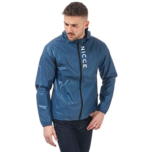 Preisvergleich Produktbild Nicce Verto Jacke blau reflektierend Gr. Medium, blau