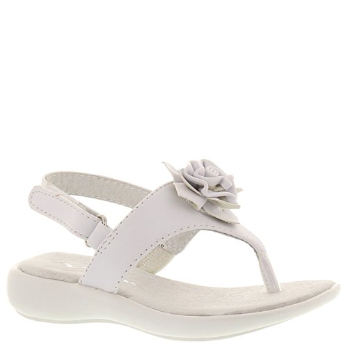 NINA Girls Debra Fashion Sandals,White,12