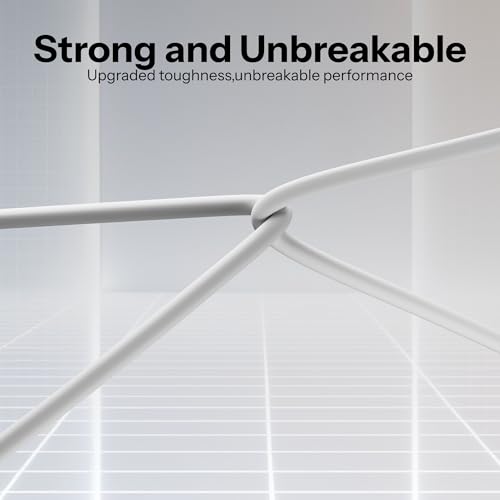 Image of UNBREAKcable 80W C to C Nylon Braided Cable [MFi Certified + 6 months WARRANTY] Fast Charging for iPhone Charger Cable Compatible with iPhone 15 /16 /17 Series,MacBook,Other Type-C by Tudox