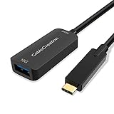 Profitez du jeu PC-VR : le connecteur USB C mâle doit se connecter au port USB 3.1 ou Thunderbolt 3 de votre PC de jeu compatible, plus un câble USB C mâle coudé vers USB 3.0 femelle, vous pouvez profiter de jouer sur le casque Oculus Quest et Oculus Quest 2 VR à une distance maximale de 5 mètres