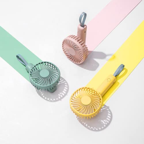 Ventilador pequeño de mano recargable para excursiones al aire libre 3