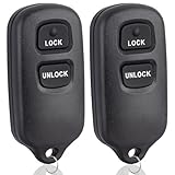 Key Fob Keyless Entry Remote Control Compatible with Toyota Tundra Rav4 Highlander Celica Echo Yaris Prius FJ Cruiser/Scion xA xB Car Key Replacement for HYQ12BBX HYQ12BAN 2 Packs